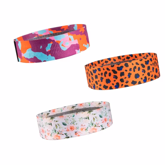 生地抵抗ヒップバンド 脚とお尻用 生地製戦利品バンド 女性用 男性用 エクササイズ 重い厚い布製 スクワットバンド サークル