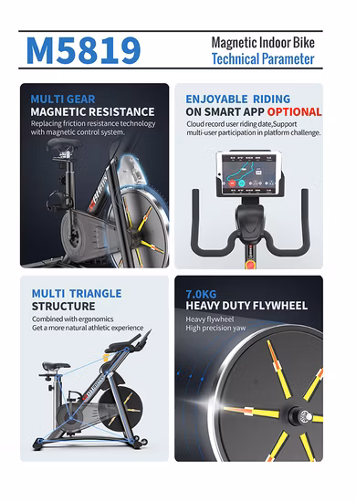 新着スピンエアロバイク家庭用スピニングバイク